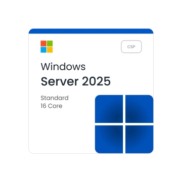 Licencia Microsoft Windows Server 2025 Standard pre spravovaný Windows VPS hosting